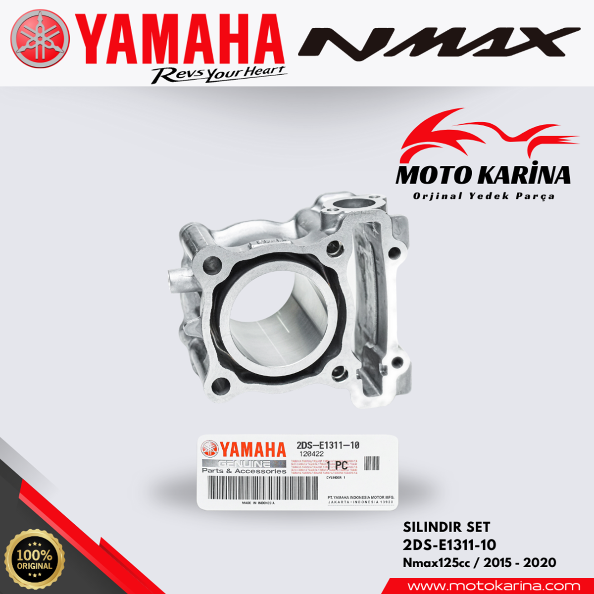 NMAX 125 SİLİNDİR (SET) resmi