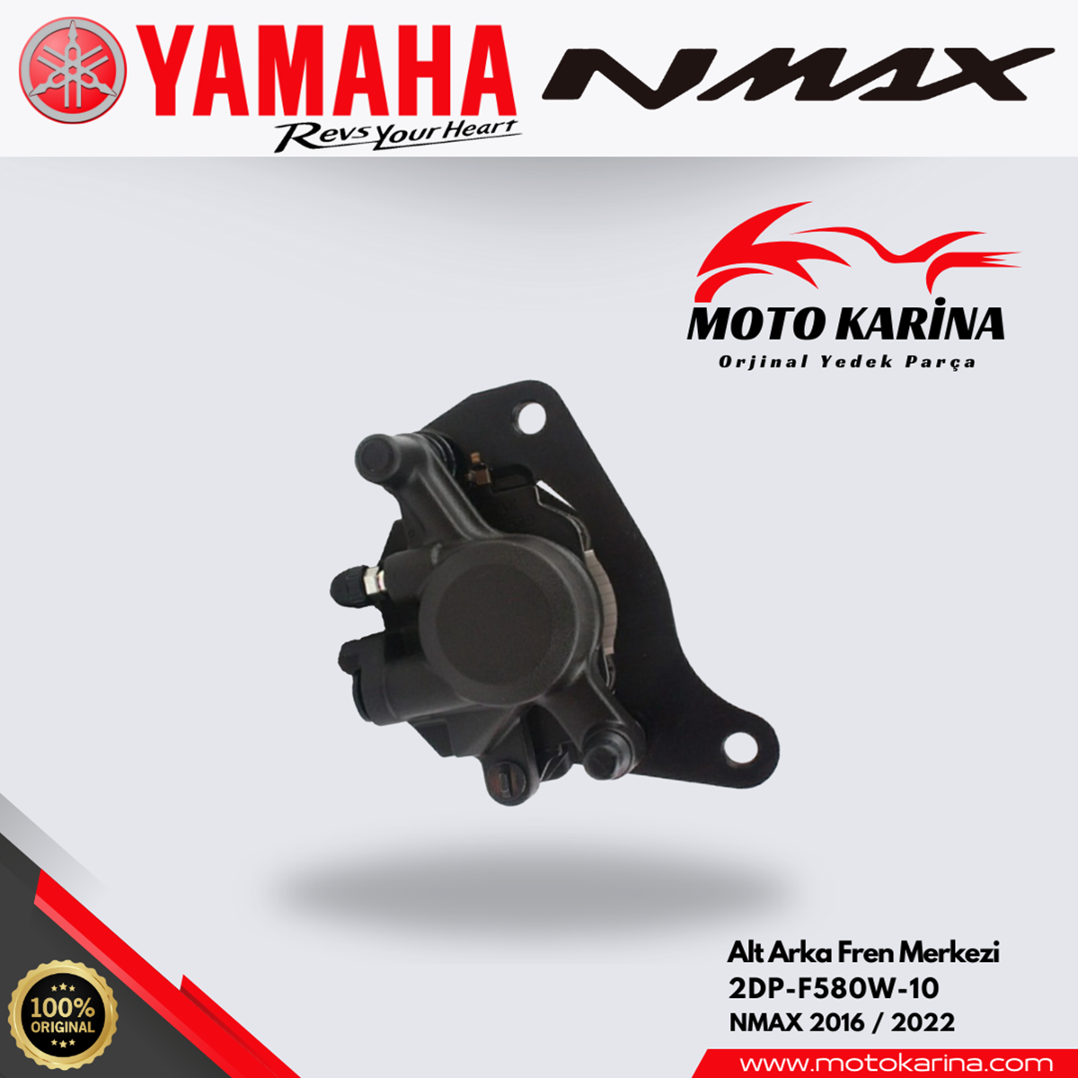 NMAX 125/155 ARKA FREN MERKEZİ resmi