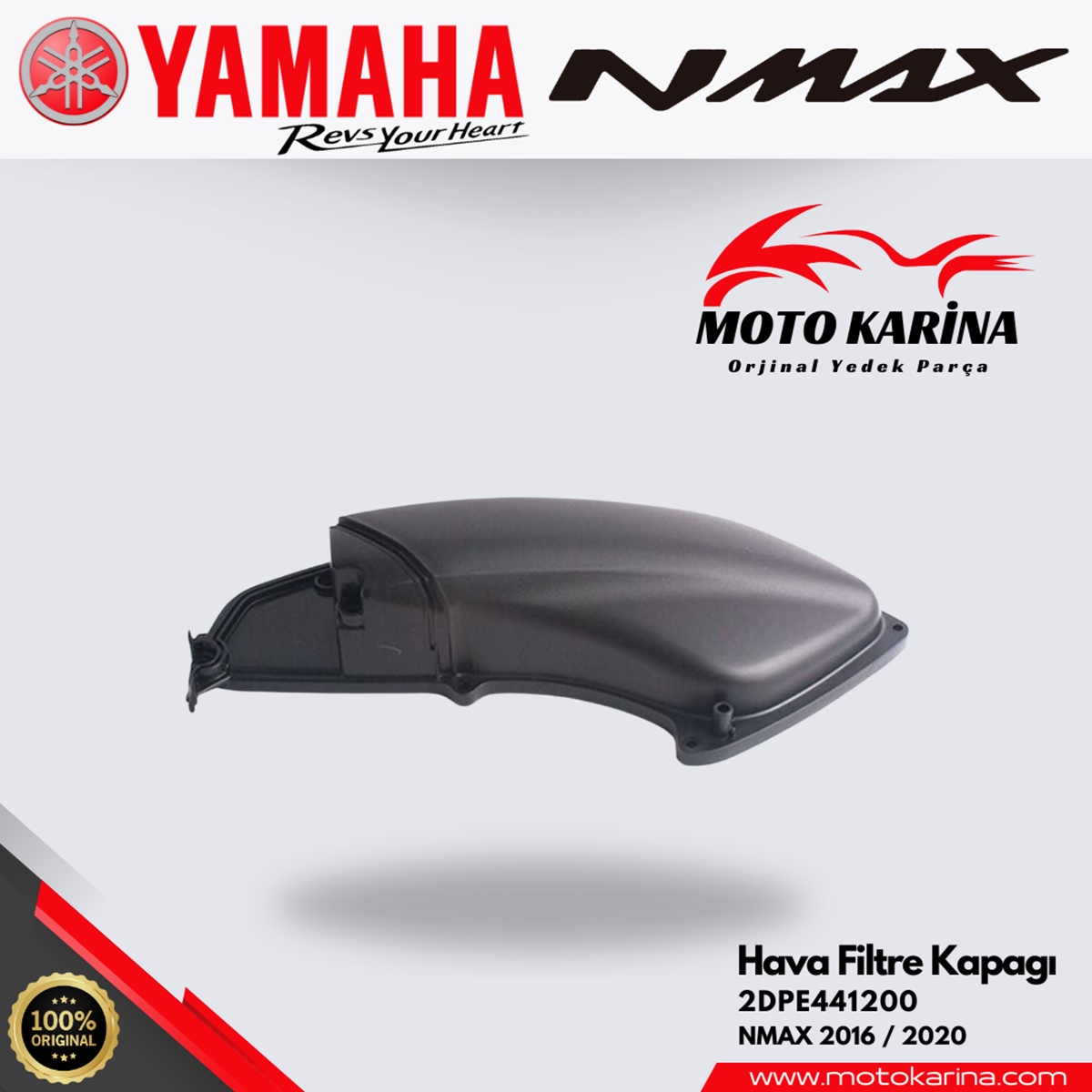 NMAX 125/155 HAVA FİLTRE KAPAĞI resmi