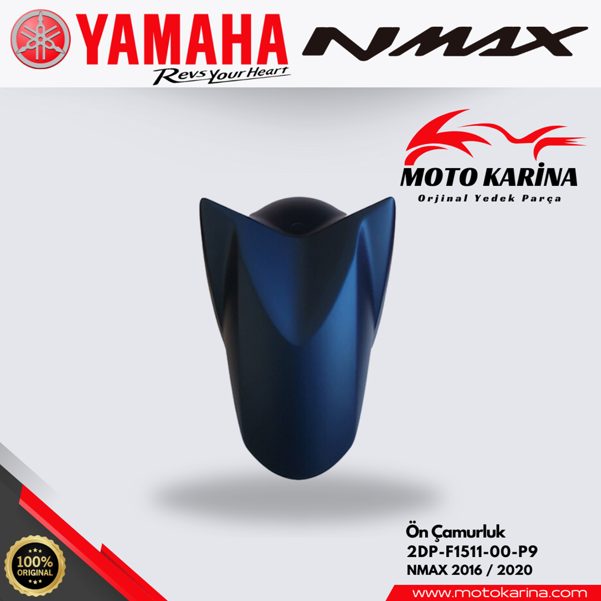 NMAX 125/155 ÖN ÇAMURLUK KOYU MAVİ resmi