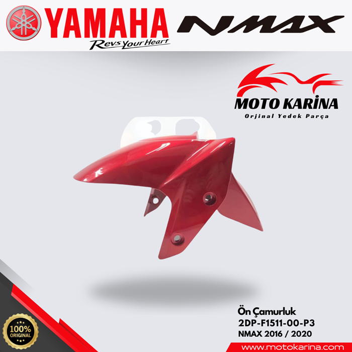 NMAX 125/155 ÖN ÇAMURLUK PARLAK KIRMIZI resmi