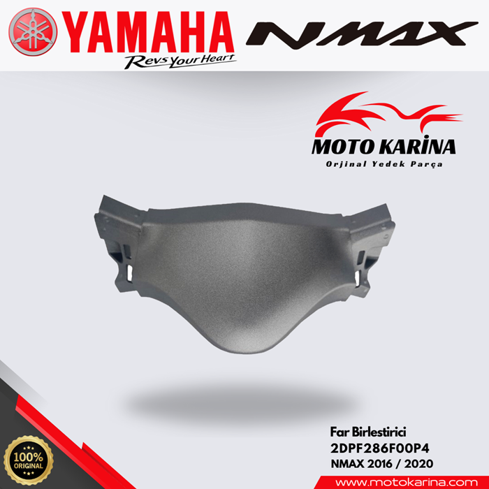 NMAX 125/155 ÖN KAPAK GRİ resmi