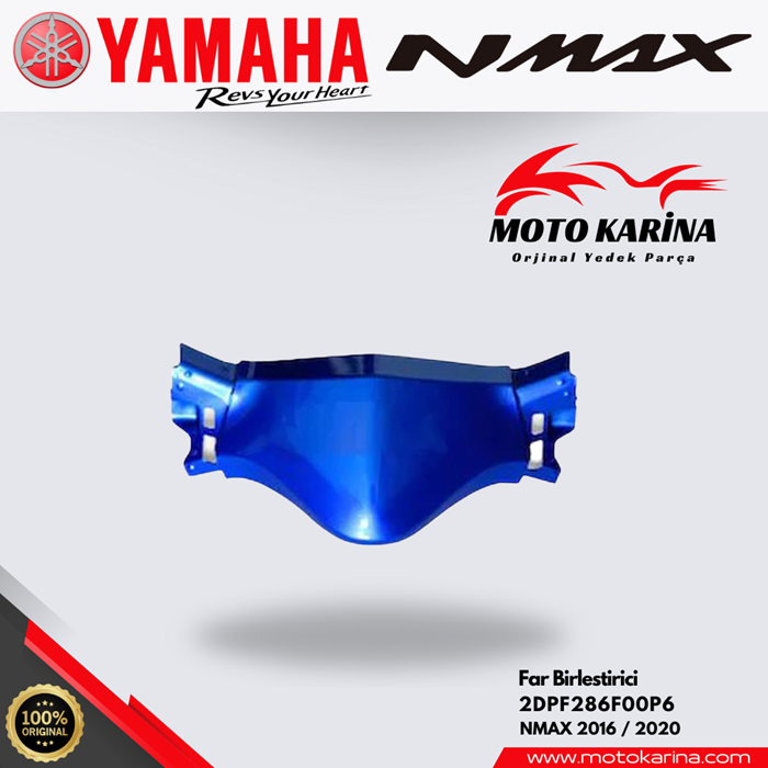 NMAX 125/155 ÖN KAPAK MAVİ resmi