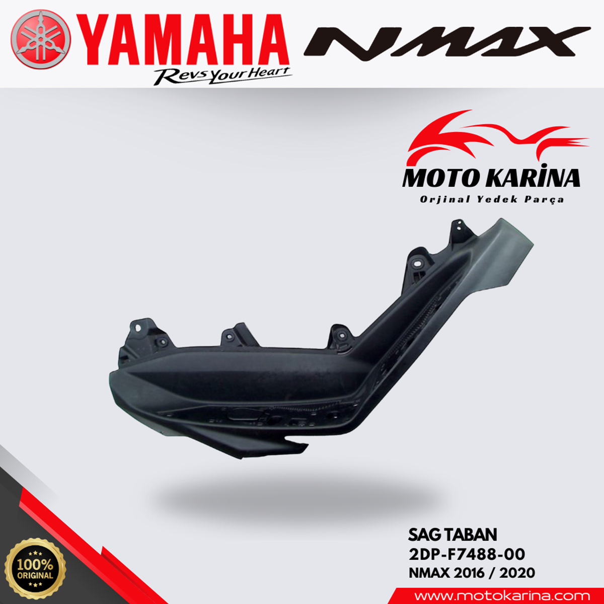 NMAX 125/155 SAĞ BASAMAK TABAN resmi