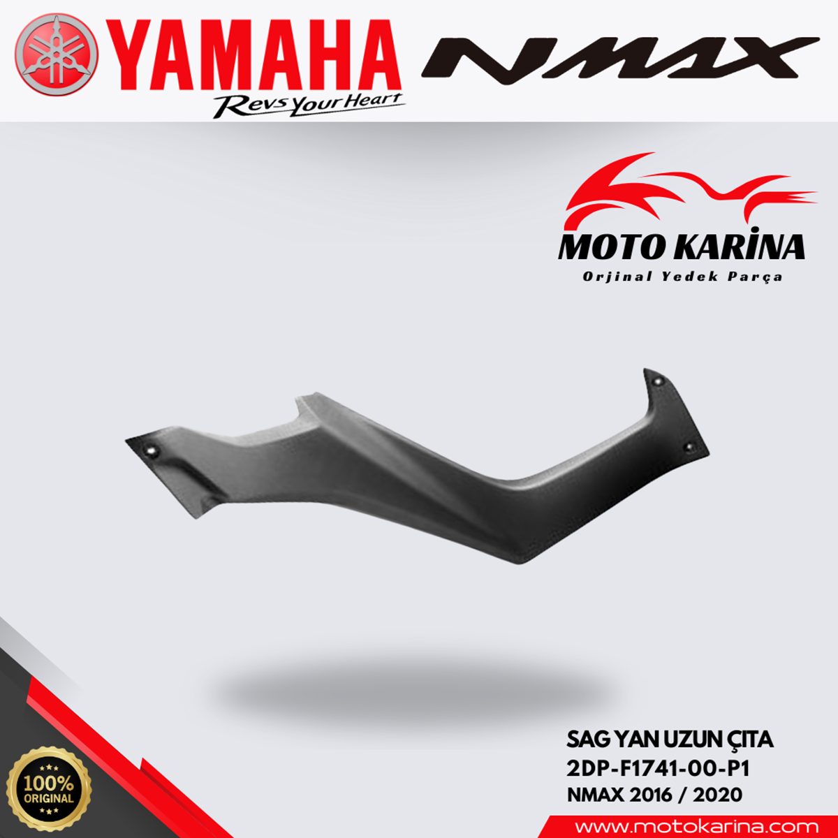 NMAX 125/155 SAĞ YAN KAPAK resmi