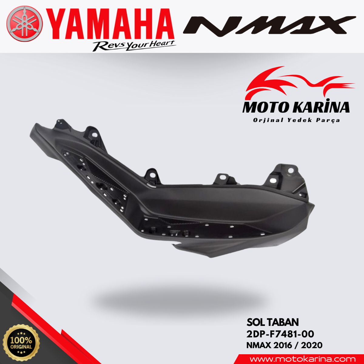 NMAX 125/155 SOL BASAMAK TABANI resmi