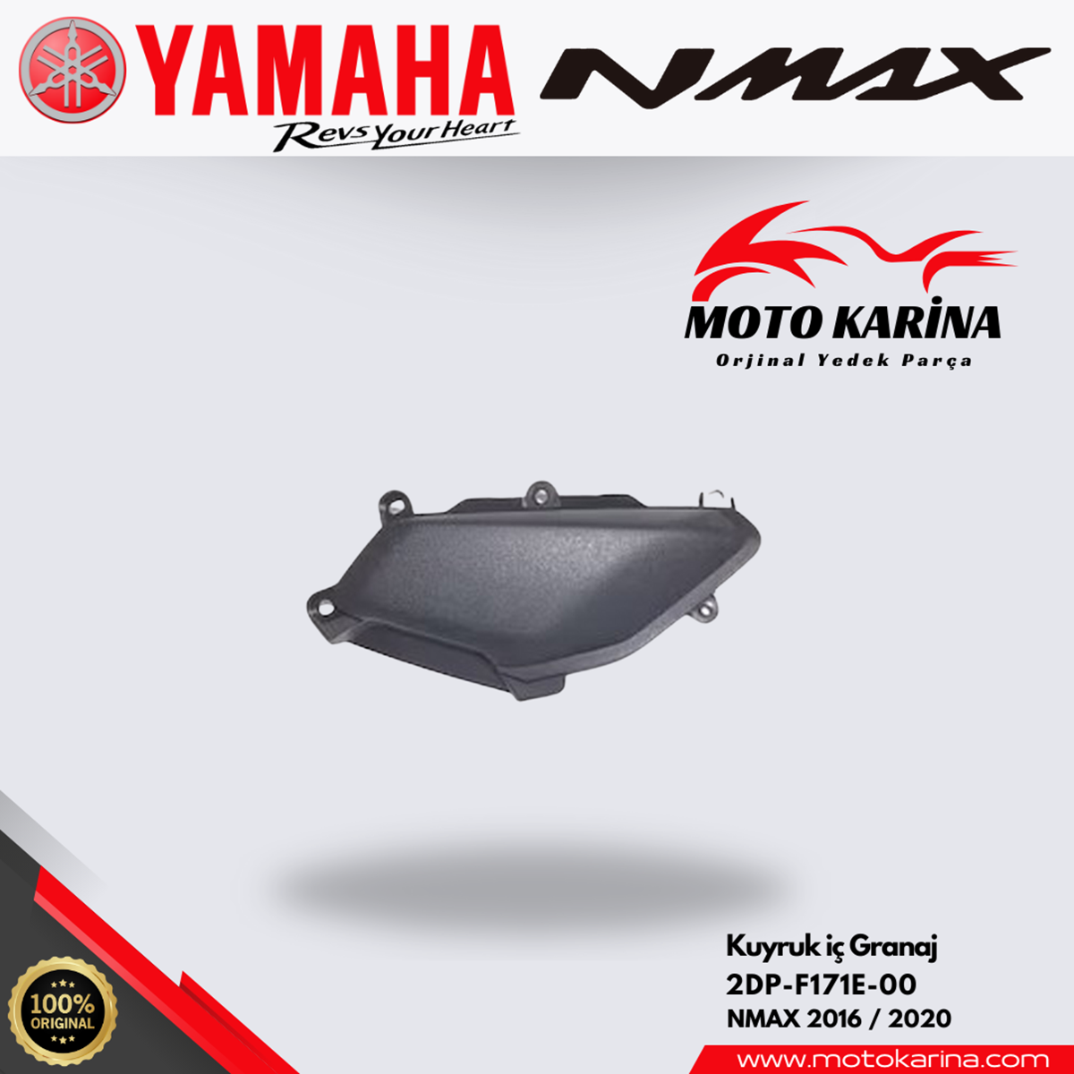 NMAX 125/155 SOL KUYRUK İÇ KAPAK resmi