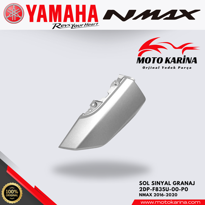 NMAX 125/155 SOL SİNYAL ÜSTÜ GRANAJ resmi