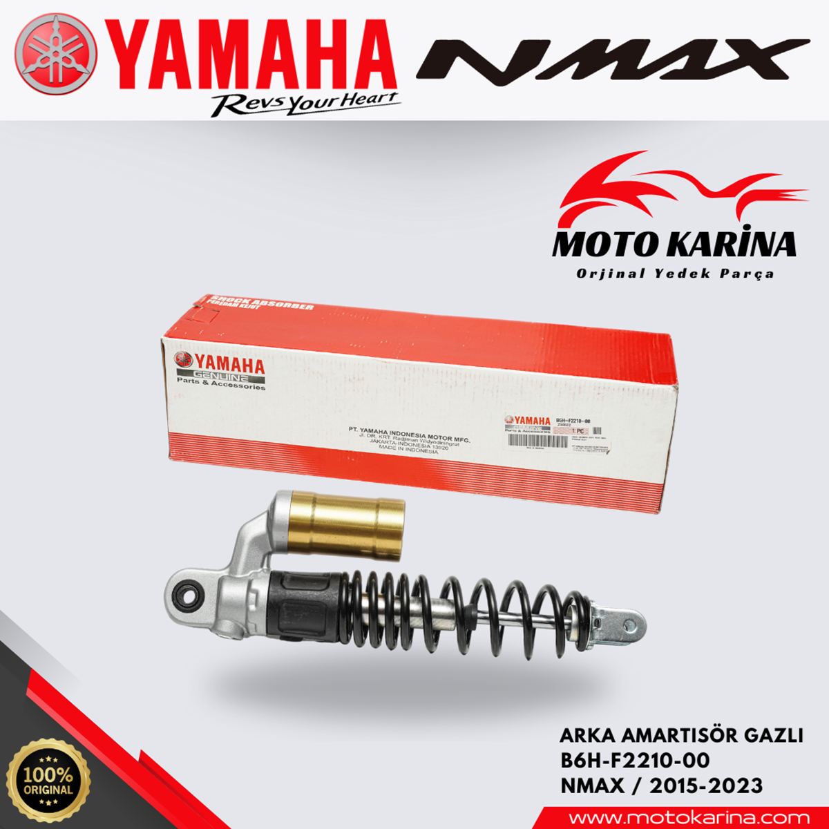 NMAX 125-155 ORJİNAL GAZLI AMORTİSÖR resmi