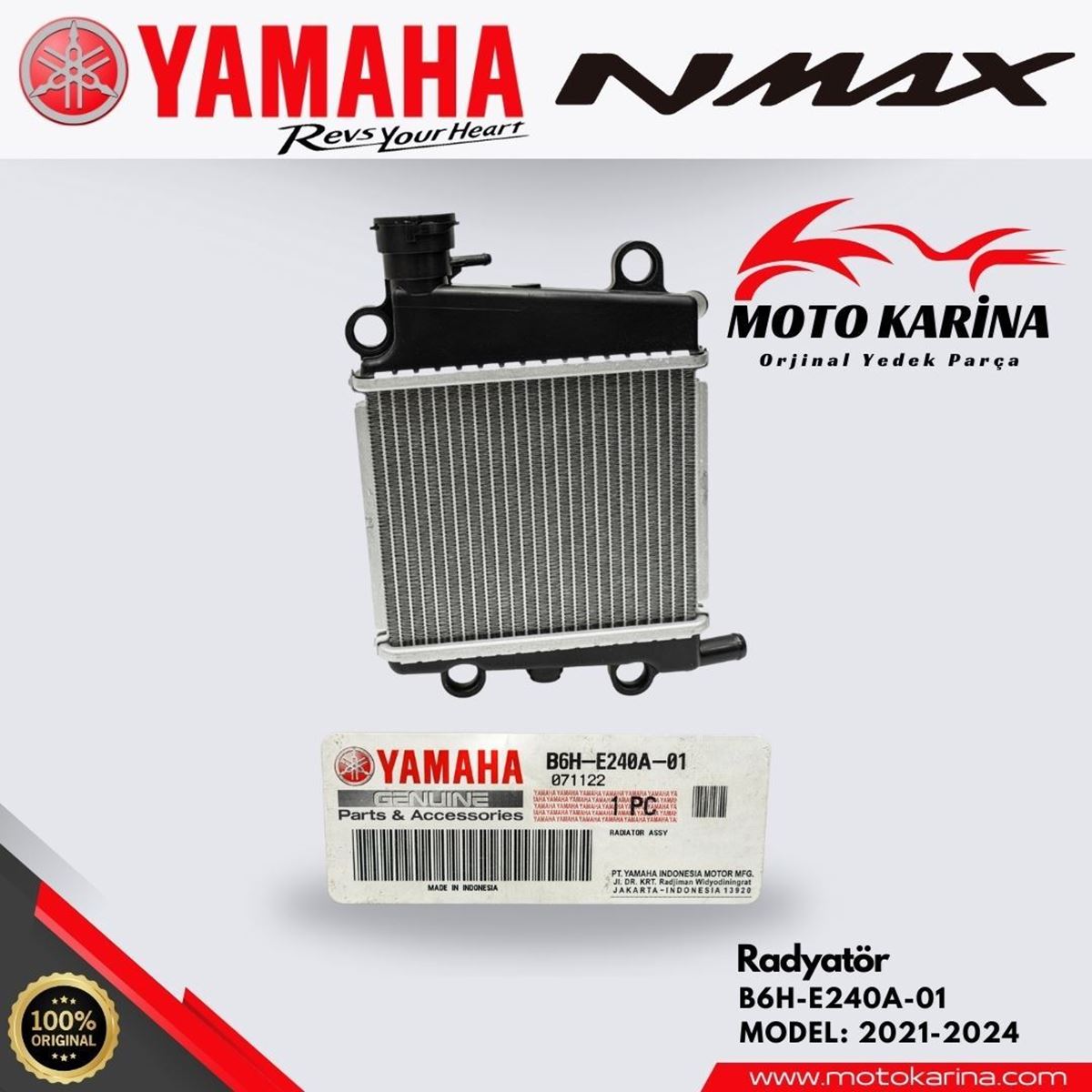 NMAX 125-155 RADYATÖR resmi