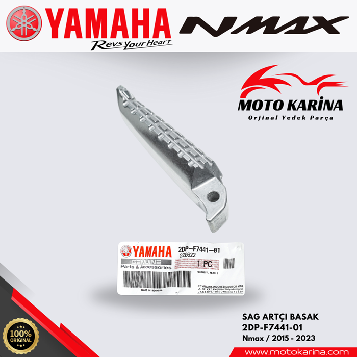 NMAX 125-155 SAĞ ARTÇI BASAMAK resmi