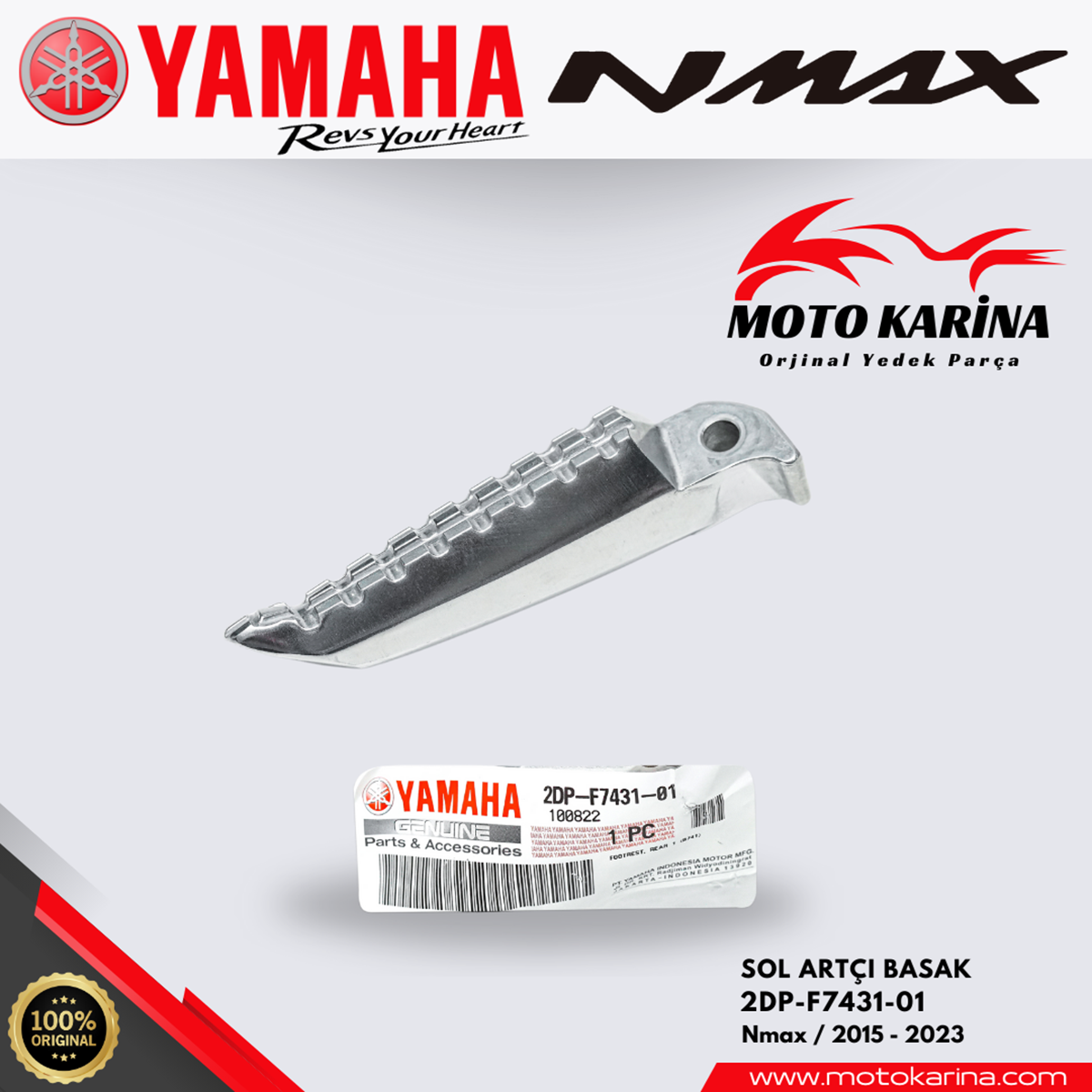 NMAX 125-155 SOL ARTÇI BASAK resmi