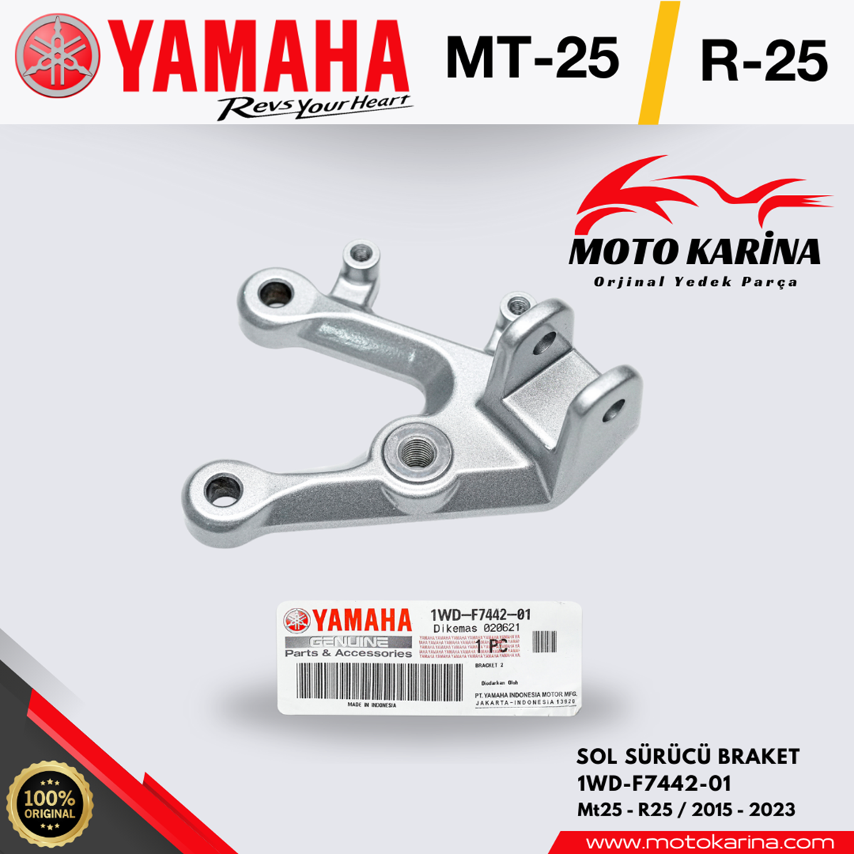 R25-MT25 SOL SÜRÜCÜ BRAKET resmi