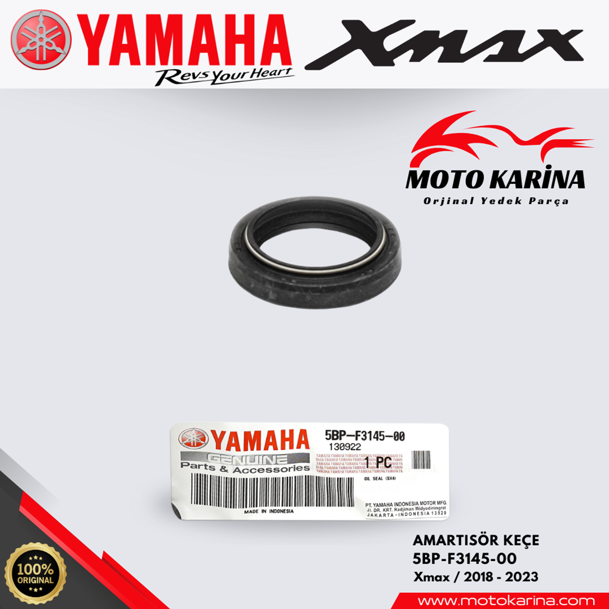 XMAX 125/250/300/400 AMORTİSÖR KEÇE resmi