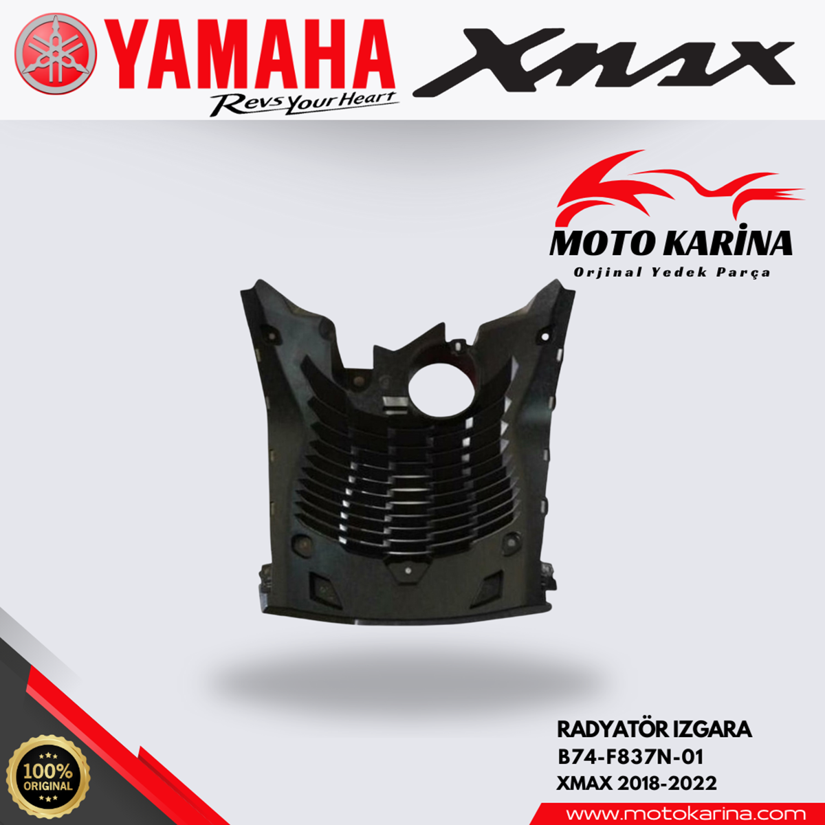 XMAX 125/250/300/400 RADYATÖR IZGARA resmi