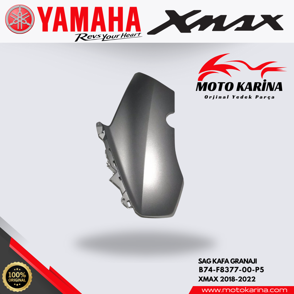 XMAX 125/250/300/400 SAĞ FAR GRANAJI resmi