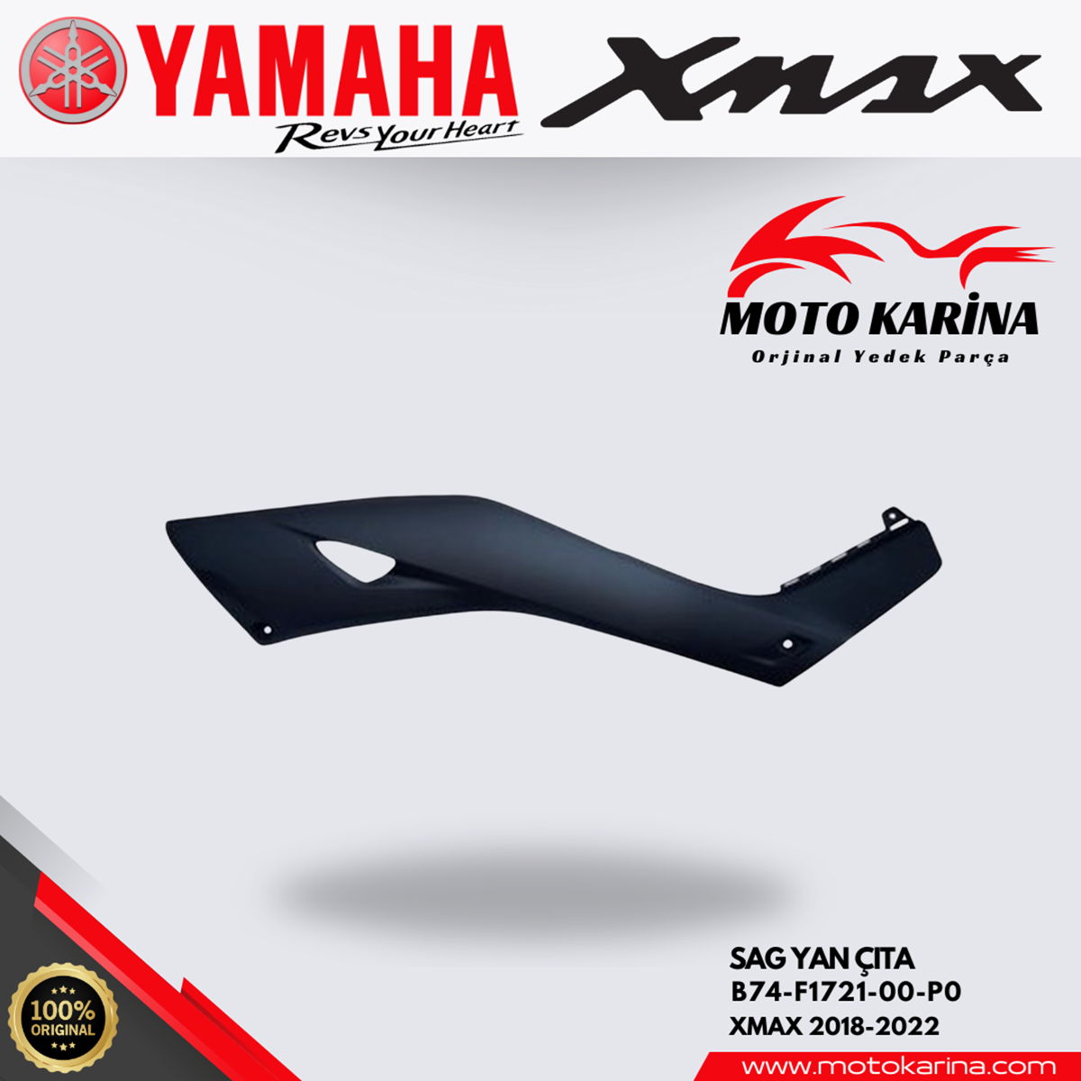 XMAX 125/250/300/400 SAĞ YAN GRANAJ resmi