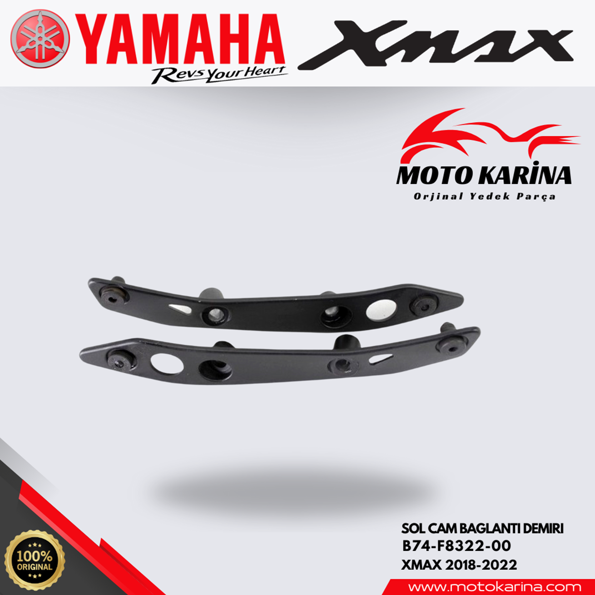 XMAX 125/250/300/400 SOL CAM TUTUCU resmi