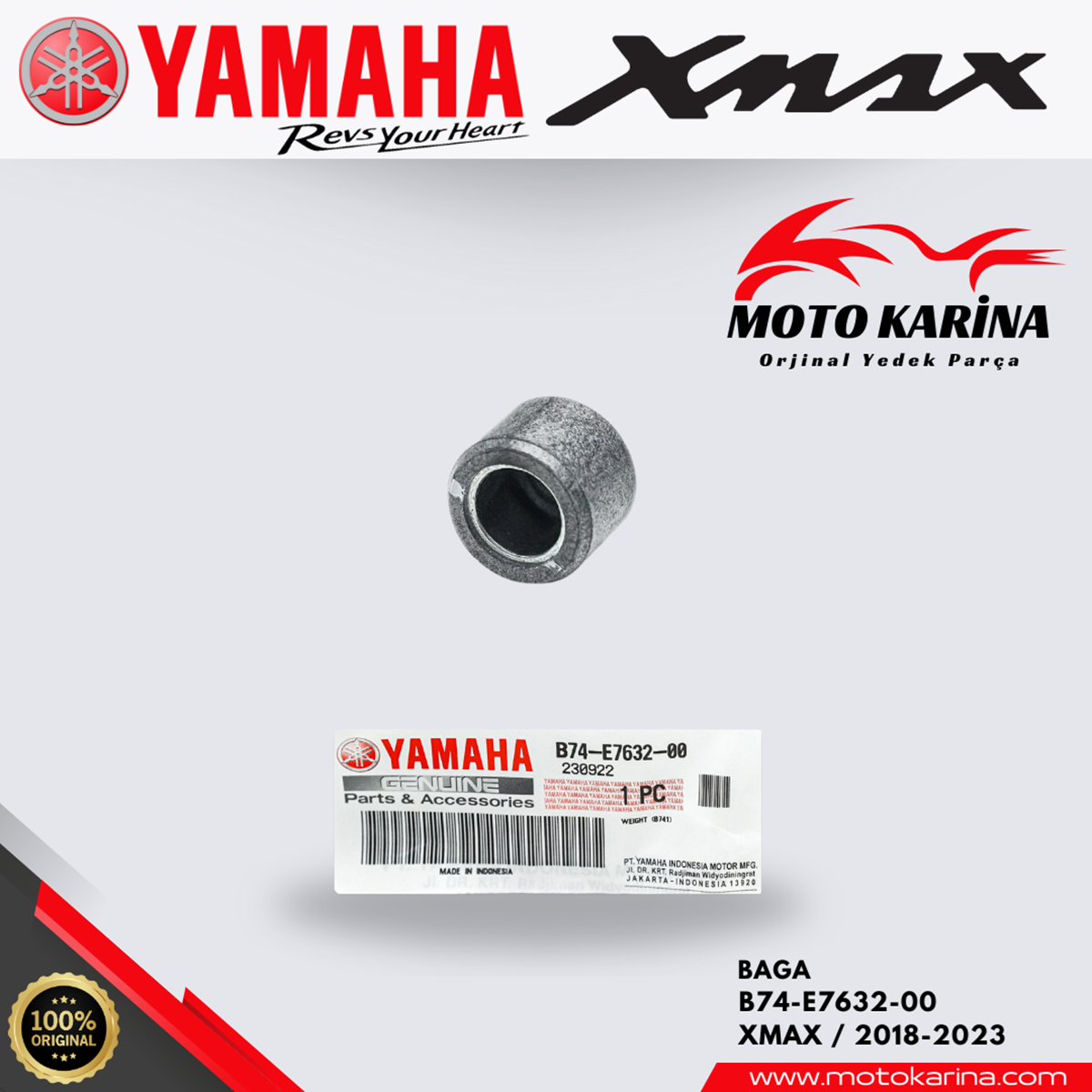 XMAX 250-300 BAGA resmi