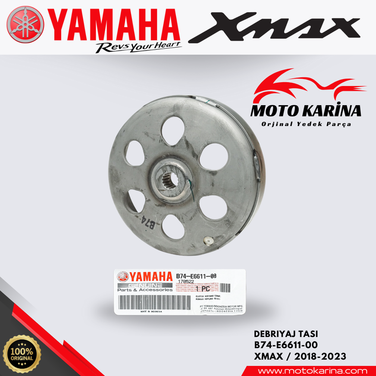 XMAX 250-300 DEBRİYAJ TAŞI resmi