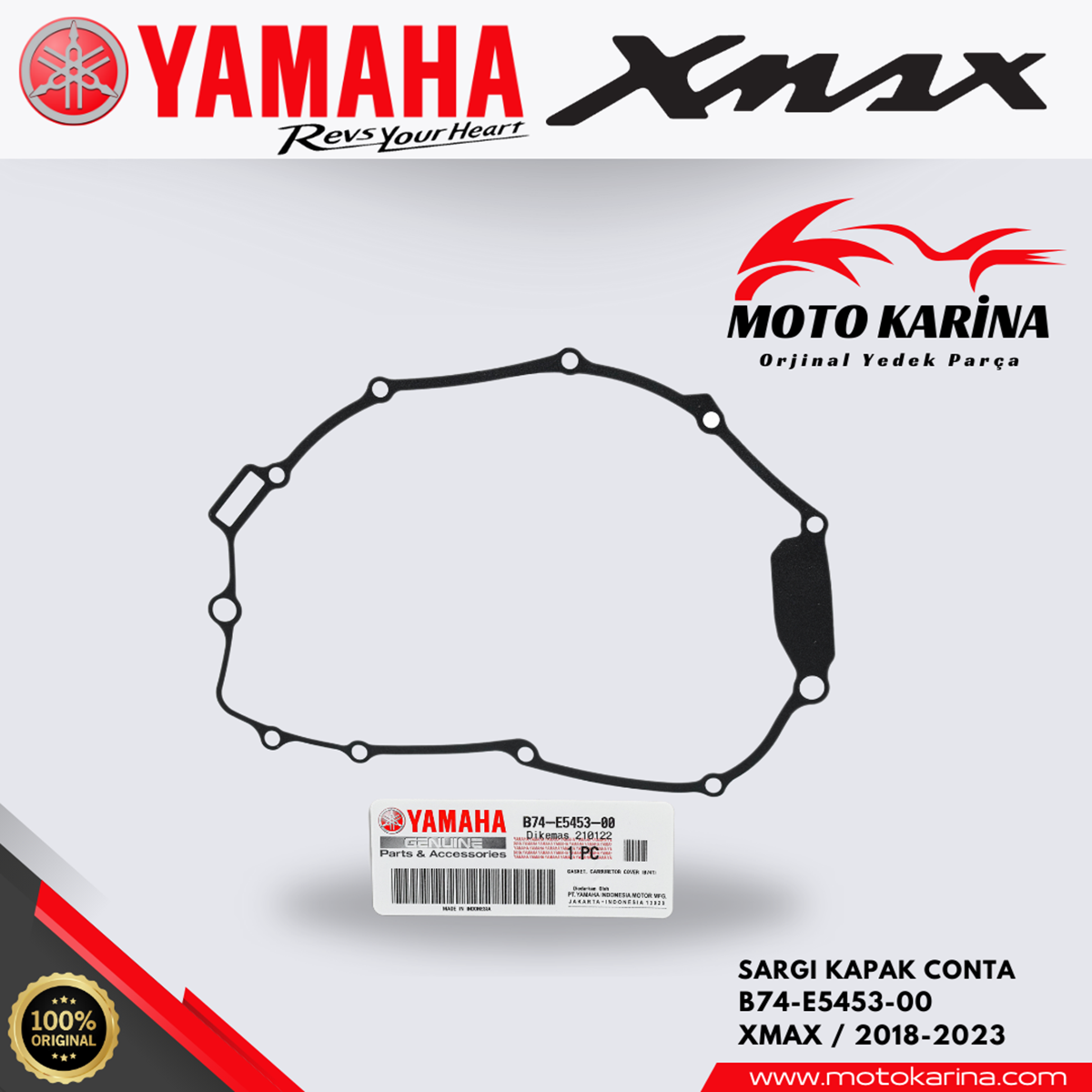 XMAX 250-300 SARGI KAPAK CONTA resmi