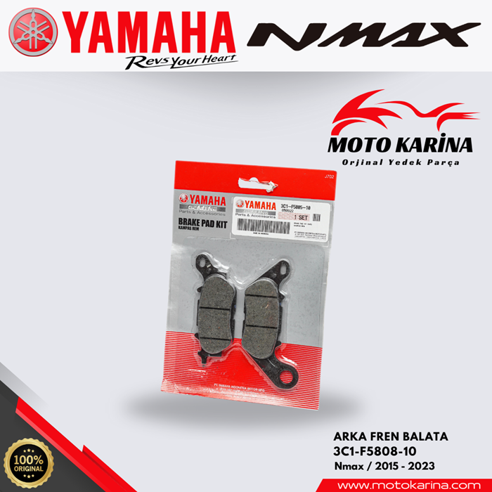 NMAX 125-155 ARKA FREN BALATA resmi