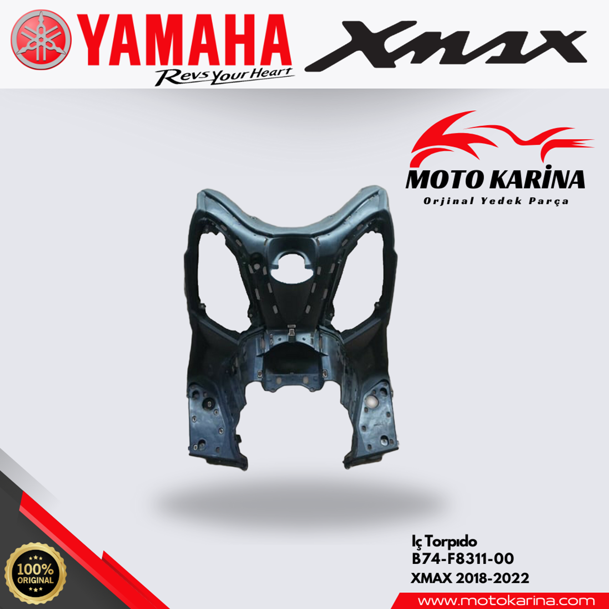 XMAX 125/250/300/400 İÇ TORPİDO resmi