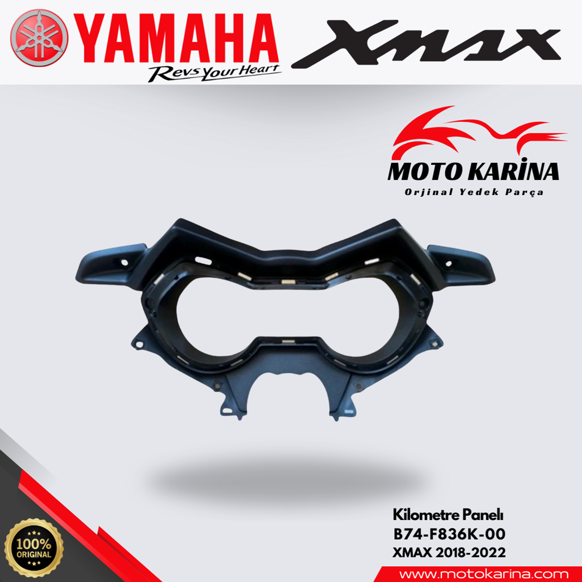 XMAX 125/250/300/400 KM PANELİ resmi