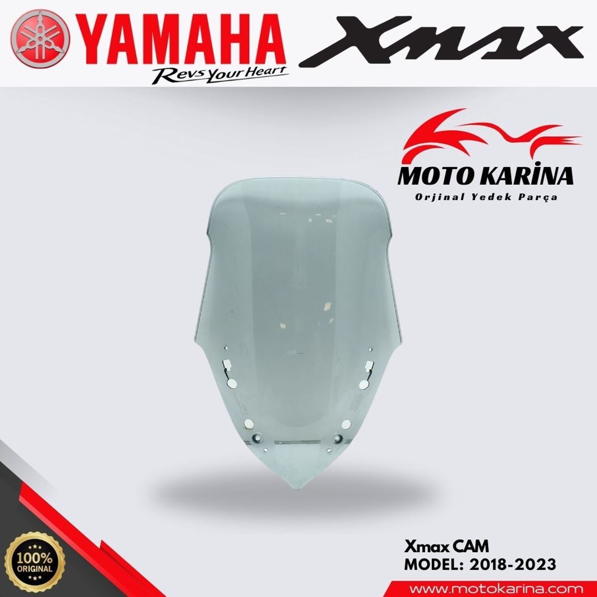 XMAX 125/250/300/400 ÖN CAM resmi